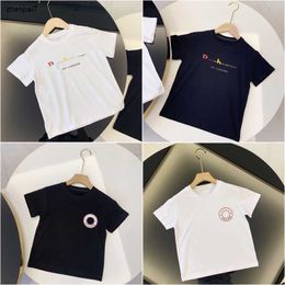 Top child T shirts Coloured letter logo boys top Size 90-150 CM designer baby clothes girl Short Sleeve summer cotton kids tees 24Feb20