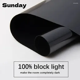 Window Stickers Black Peeping-proof Film Glass Sticker Self Adhesive PET Home Explosion-proof Privacy Protection Opaque Decorative Films