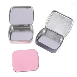 Baking Tools Survival Kit Tin Small Empty Metal Silver Black Gold Flip Storage Case Organiser For Money Coin Candy Key