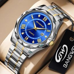 Wristwatches LIGE Top Mens Watches Fashion Military Sports Date Quartz Wristwatch Waterproof Luminous Chronograph Montre Homme