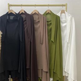 Ethnic Clothing Muslim Women Khimar Overhead Prayer Garment Islam Saudi Arab Burqa Niqab Dubai Turkey Headscarf Long Hijab Abaya Dress