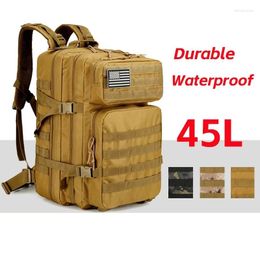 Backpack Outdoor Camouflage Mountaineering Bag Sport Travel For Men Women 45L Hiking Camping Equipment