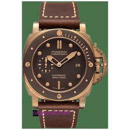 Fashion luxury Penarrei watch designer Box certificate 8 stealth series bronze automatic mechanical mens PAM00968 TRHS