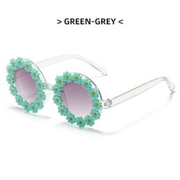 New Kids Children Round Flower Sunglasses Girls Boys Baby Outdoor Sport Shades UV400 Sun Protection Eyewear Glasses 5284c