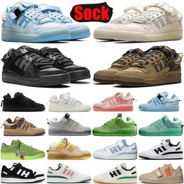 Last Forum running shoes Bad Bunny Forums Buckle Lows shoe 84 men women Blue Tint low Cream Easter Egg Back School Benito mens womens tainers sneakers runners