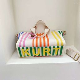 Shoulder Bags Kurt Geiger Canvas Tote Bag Large Capacity Handbag Luxury Designer Brands Womens Fashion Trend Purse