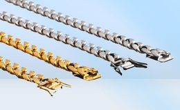 14mm Mens Hiphop Jewellery Set Stainless Steel Cuban Link Chains Double Safety Clasp Choker Necklace Bracelet 85quot18quot206652748