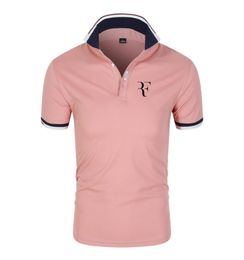 Brand Roger Federer Men039s Polo Shirt F Letter Print Golf Baseball Tennis Sports Polo Top TShirt 2207163086490