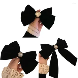 Hair Accessories Lady Bow Hairpins Elegant Large Bowknot Barrettes Clips Hairclip For Teenager Girls Thin Thick