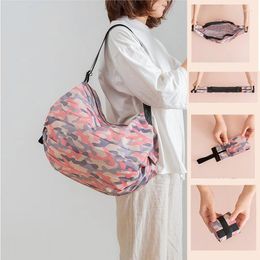 Shopping Bags Big Waterproof ECO Camouflage Nylon Japan Storage Travel Bag Folding Light Shoulder Handbag Portable Mummy