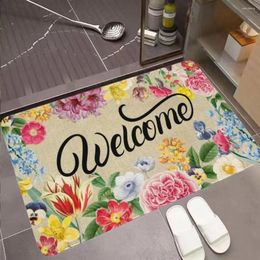 Carpets Floor Rug Highly Absorbent Decorative Entry Door Mat With Anti-slip Backing Durable Stylish Front For Home Indoor