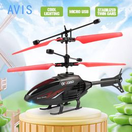 Remote Control Helicopter 2 Channel RC Toys for Kids Flying Gift Mini 240516
