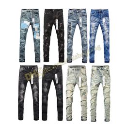 Purple jeans men hip hop jeans Designer jeans Mens skinny jeans luxury designer denim Pant distressed ripped biker black blue jean slim fit motorcycle