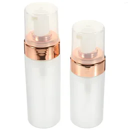 Storage Bottles 2 Pcs Bottled Mini Hand Dispenser Holder Refillable Spray Cosmetics Travel Empty Plastic Pet