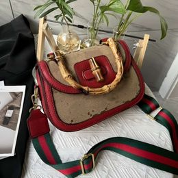 Luxury Designer Handbags Europe And The United States Fashion New Bamboo Saddle Bag Handbag Diagonal Bag