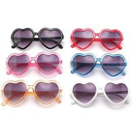 Baby Girls Cute Acrylic Heart Shape UV400 Children Outdoor Sun Sunglasses Boys Kids Eye Protection Glasses 003d7