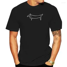 Women's T Shirts Cool Simple Dachshund Dog Chihuahua Printed Shirt For Men Male Short Sleeve Cotton Casual Funny Crew T-Shirt