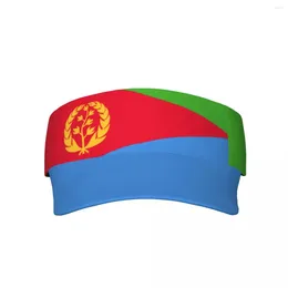 Berets Flag Of Eritrea Breathable Air Sun Hats Men Women Visor UV Protection Top Empty Solid Sports Tennis Golf Sunscreen Cap