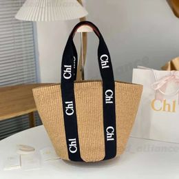 Luxury Designer chlole Bag Beach Bag woody Tote Handbag Women Handbag Classic Grass Woven Shoulder Bags Tote Medium Handbag Large Capacity Bags 716