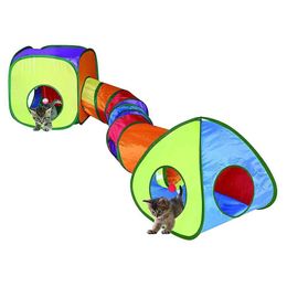 Other Toys Tunnel toys combine indoor Tunnels with Play Ball Interactive Crinkle foldable tents and cubes Cat Tube