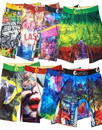 Luxury Mens boxer underwear Random styles sports hip hop rock excise underwear skateboard street fashion quick dry free shipping6148647
