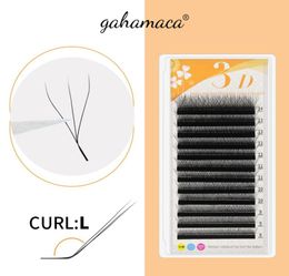 Tools amp AccessoriesFalse es GAHAMACA Shape LLU 3D Premade Volume Fan Eyelash Makeup Supplies W Style Individual Lash 12 Rows 7781466