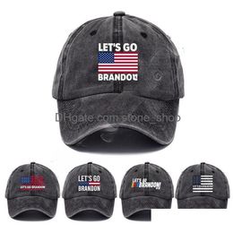 Party Hats Lets Go Brandon Baseball Cap Supplies Trump Supporter Rally Parade Cotton Hat Drop Delivery Home Garden Festive Dhl3M