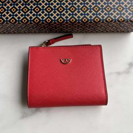Luxury Handbag Designer Brand Discount Wallet Card Bag New Womens Bag Mid Fold Wallet Short Zipper Zero Wallet Real Leather Card Bag VPAD