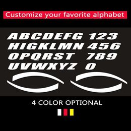 Car Stickers 2.7cm Height Car Tyre Wheel Stickers Car Tuning Universal 3D Permanent PVC Lettering Sticker Personalised Automotive Accessories T240513