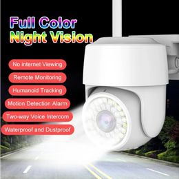 Wifi IP Camera 2MP CCTV Surveillance Cameras 4X Zoom Outdoor 1080P 2MP Wireless PTZ Camera Auto Tracking AI Human Detect