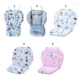 Stroller Parts Baby Pram Liners Cartoon Cushion Pad Car Mats Children Travel Gear Breathable Cotton