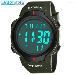 Wristwatches SYNOKE Outdoor Sport Watch 30M Waterproof Digital Men Fashion MultiFunction