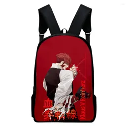 Backpack Hip Hop Kekkai Sensen Notebook Backpacks Pupil School Bags 3D Print Oxford Waterproof Boys/Girls Laptop