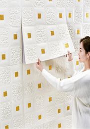 3d wallpaper diy brick selfadhesive xpe waterproof wall stickers kitchen bathroom living room wall tile stickers2397426