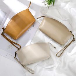 Evening Bags Vegetable-tanned Leather Handbag Female For Woman Ladies Tote Women's Crossbody Bas Purse Clutch Phone Wallet Shoulder Bag