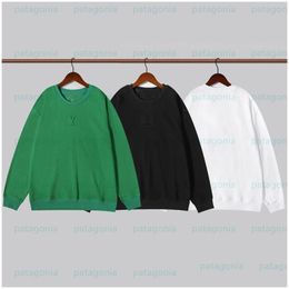 Mens Hoodies Sweatshirts Womens Casual Plover Personality Embossed Man Woman Long Sleeve Green White Black Fashion Sweater M-2Xl Dr Dhvcn