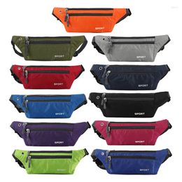 Waist Bags 2024 Travel Running Zipper Sports Belt Pack Hidden Chest For Men Women Holder Tourist Cycle Cross Body Phone Cash Bag