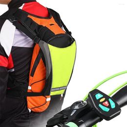 Motorcycle Apparel USB Rechargeable Reflective Backpack Visibility And Safety On Road LED Indicator Bicycle Pack