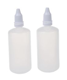 Pack of 50 Plastic LDPE Squeezable Dropper Bottles Eye Liquid Empty New 100ml capacity261J2237732