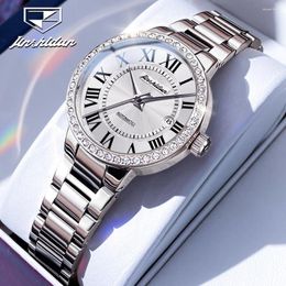 Wristwatches JSDUN Luxury Automatic Mechanical Watch For Women Fashion Elegant Ladies Wristwatch Original Waterproof Women's Bracelet