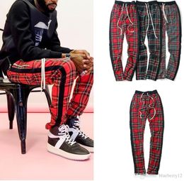 High Street Vintage Plaid Jogger Pants Stripes Pants for Men Slim Fit Pencil Pants Mens Branded Hip Hop Streetwear7350293