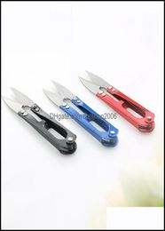 Hand Tools Home Garden CrossStitch Est Mixed Colour Clippers Sewing Trimming Nippers Embroidery Thrum Scissors Dh0012 Drop Deliv5907116