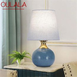 Table Lamps BERTH Touch Dimmer Desk Light Contemporary Ceramic Luxury Lamp Decorative For Home Bedside