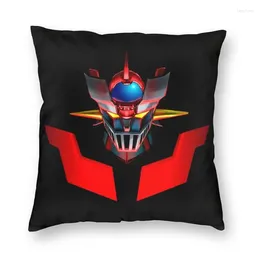 Pillow Mazinger Z Mad Robot Covers Sofa Decoration Grendizer Anime Manga Square Cover 45x45cm