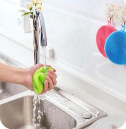 Magic Silicone Dish Bowl Cleaning Brushes Scouring Pad Pot Pan Wash Brushes Cleaner Kitchen3626409