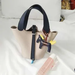Shoulder Bags Women's Handbag Basket Packages Bucket Designer Drawstring Tote Bag High Quality Composite Woman's