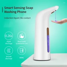 Liquid Soap Dispenser 400ML Automatic Hands-Free Non-contact Disinfectant Bathroom Sensor Kitchen