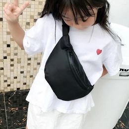 Waist Bags 2024 Belt Bag Boys And Girls Solid Pocket Fashion Wild Mini Baby Shoulder Fanny Pack Chest For Children Kid