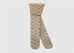 Full Letter Print Women Tights Socks Indoor Outdoor Elastic Charm Female Stockings Birthday Gift For Girls Trendy Long Leggings3079477