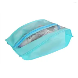 Storage Bags Portable Organiser Shoes Bag PVC Waterproof Dustproof Hanging Save Space Closet Rack Hangers Travel Supplies Wzpi